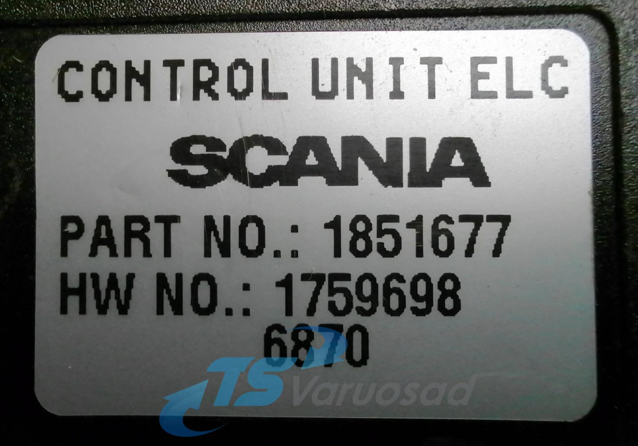 Scania Ecu, ECAS 1759698 - Блок управління в категорії Вантажівки: фото 4 Scania Ecu, ECAS 1759698 - Блок управління в категорії Вантажівки: фото 4