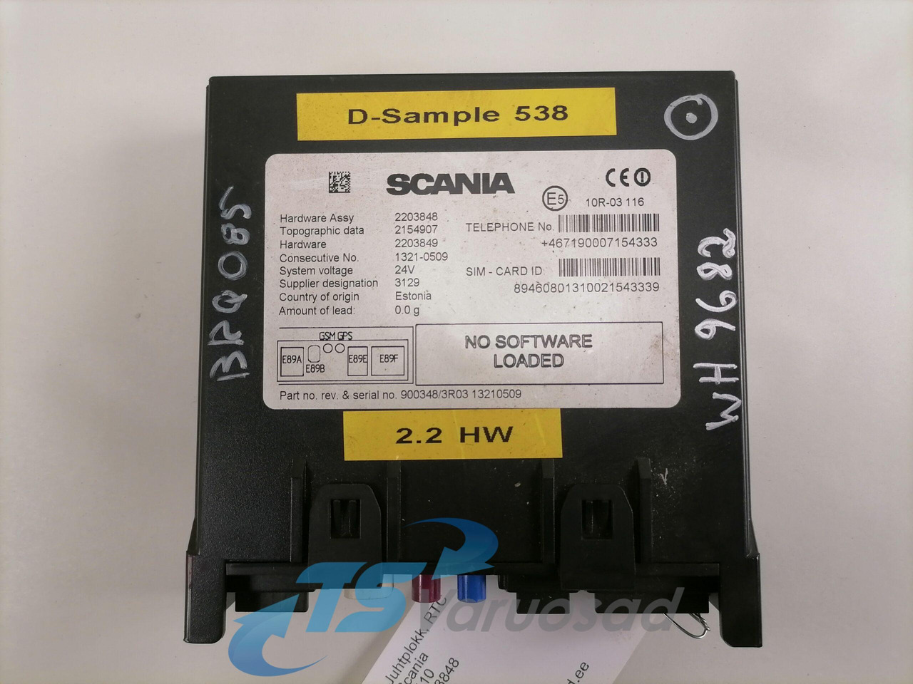 Scania Juhtplokk, RTC 2203848 - Блок управління в категорії Вантажівки: фото 2 Scania Juhtplokk, RTC 2203848 - Блок управління в категорії Вантажівки: фото 2