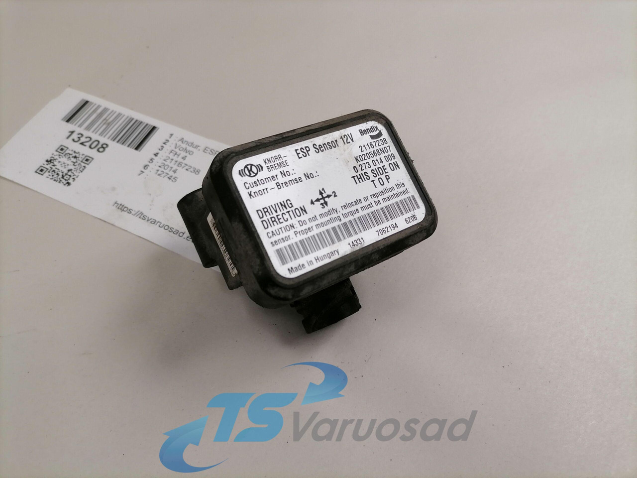Volvo Andur, ESP 21167238 - Давач в категорії Вантажівки: фото 1 Volvo Andur, ESP 21167238 - Давач в категорії Вантажівки: фото 1