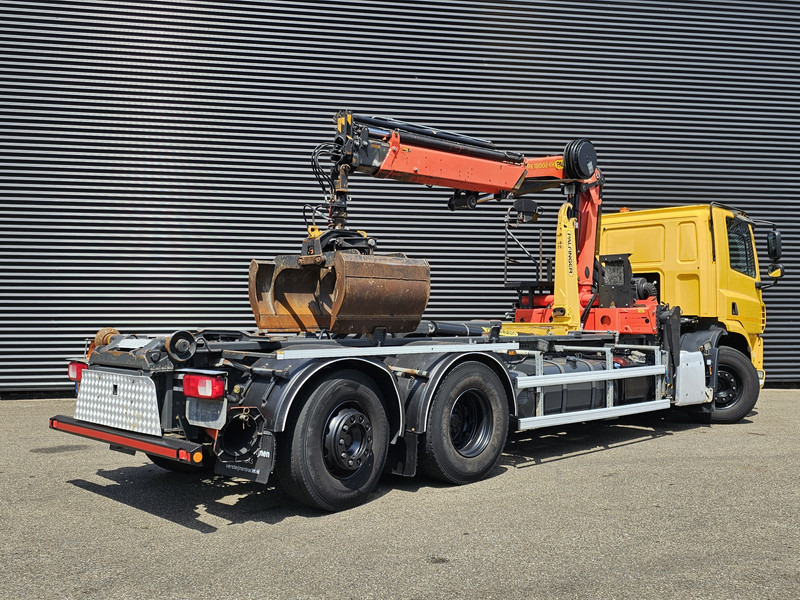 Гаковий мультиліфт вантажівка, Вантажівка з маніпулятором DAF CF 330 6x2-4 / PALFINGER CRANE + HOOKLIFT: фото 8