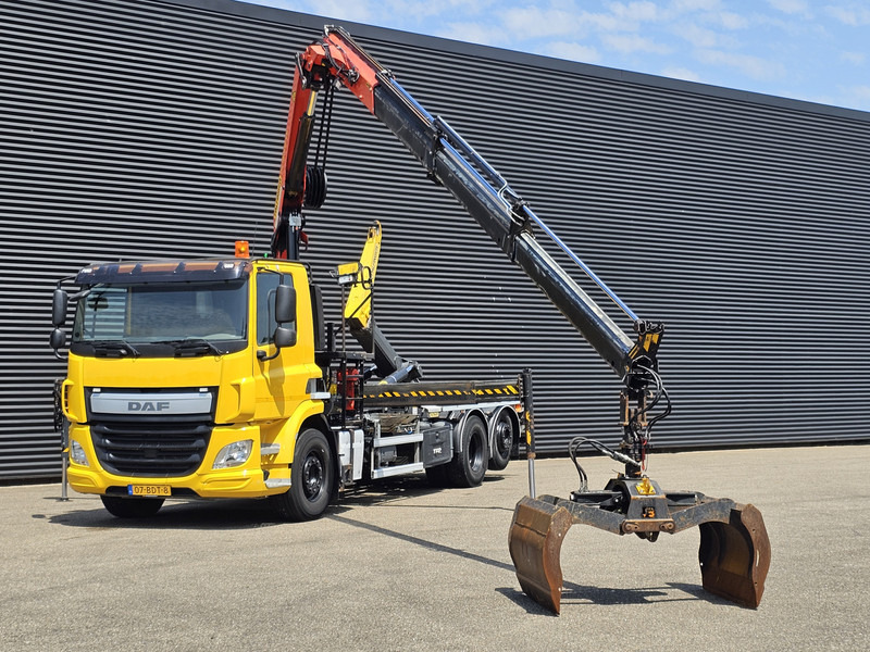 DAF CF 330 6x2-4 / PALFINGER CRANE + HOOKLIFT - Гаковий мультиліфт вантажівка, Вантажівка з маніпулятором: фото 5 DAF CF 330 6x2-4 / PALFINGER CRANE + HOOKLIFT - Гаковий мультиліфт вантажівка, Вантажівка з маніпулятором: фото 5