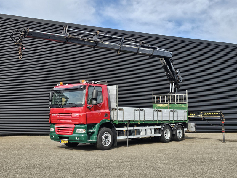 DAF CF 85.410 6x2 / HIAB 35 t/m crane / kran + REMOTE - Бортова вантажівка/ Платформа, Вантажівка з маніпулятором: фото 2 DAF CF 85.410 6x2 / HIAB 35 t/m crane / kran + REMOTE - Бортова вантажівка/ Платформа, Вантажівка з маніпулятором: фото 2
