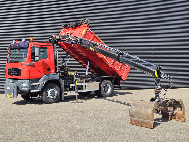 MAN TGM 18.250 / 4X4 / EEV / HIAB CRANE + TIPPER / SPRING - Самоскид вантажівка, Вантажівка з маніпулятором: фото 3 MAN TGM 18.250 / 4X4 / EEV / HIAB CRANE + TIPPER / SPRING - Самоскид вантажівка, Вантажівка з маніпулятором: фото 3