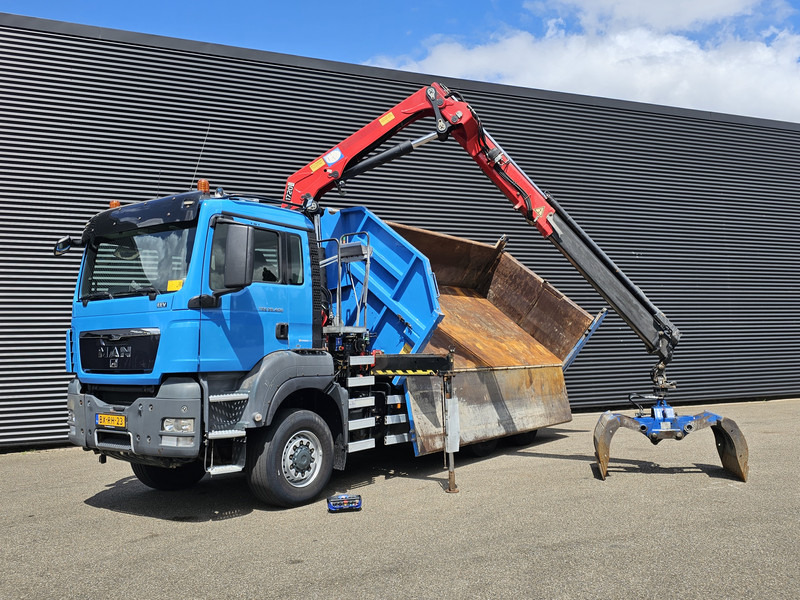 MAN TGS 28.400 6X4-4 BL / CRANE + 2 SIDE TIPPER - Самоскид вантажівка, Вантажівка з маніпулятором: фото 3 MAN TGS 28.400 6X4-4 BL / CRANE + 2 SIDE TIPPER - Самоскид вантажівка, Вантажівка з маніпулятором: фото 3