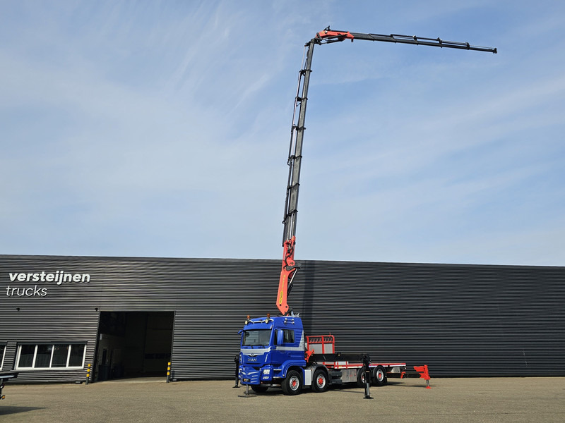 MAN TGS 35.500 8x4-6 / PALFINGER 92 t/m CRANE +JIB - Бортова вантажівка/ Платформа: фото 2 MAN TGS 35.500 8x4-6 / PALFINGER 92 t/m CRANE +JIB - Бортова вантажівка/ Платформа: фото 2
