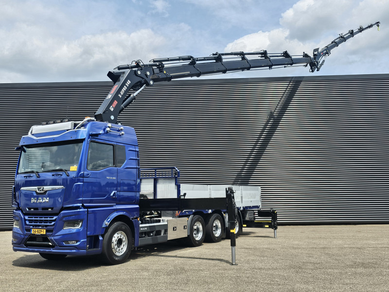 MAN TGX 35.580 / 8x4-4 / HIAB 50TM CRANE+ JIB - Бортова вантажівка/ Платформа, Вантажівка з маніпулятором: фото 1 MAN TGX 35.580 / 8x4-4 / HIAB 50TM CRANE+ JIB - Бортова вантажівка/ Платформа, Вантажівка з маніпулятором: фото 1