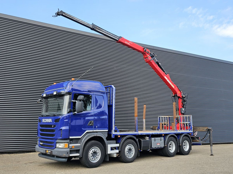 Scania G440 8x4 / RETARDER / PALFINGER-EPSILON CRANE - Бортова вантажівка/ Платформа, Вантажівка з маніпулятором: фото 1 Scania G440 8x4 / RETARDER / PALFINGER-EPSILON CRANE - Бортова вантажівка/ Платформа, Вантажівка з маніпулятором: фото 1