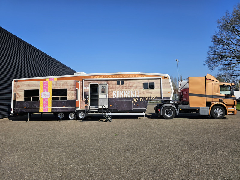 Scania P 280 + trailer - 2 X SLIDE OUT / CAMPER / WOHNMOBIL - Закритий кузов напівпричіп: фото 5 Scania P 280 + trailer - 2 X SLIDE OUT / CAMPER / WOHNMOBIL - Закритий кузов напівпричіп: фото 5