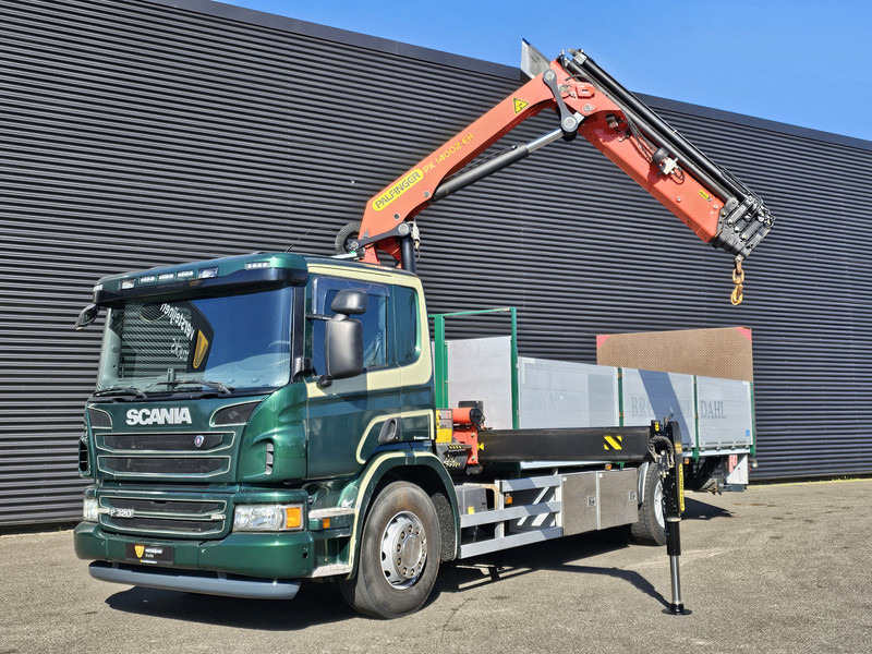 Scania P320 4x2 / PALFINGER PK14002 / CRANE/KRAN - Бортова вантажівка/ Платформа, Вантажівка з маніпулятором: фото 4 Scania P320 4x2 / PALFINGER PK14002 / CRANE/KRAN - Бортова вантажівка/ Платформа, Вантажівка з маніпулятором: фото 4