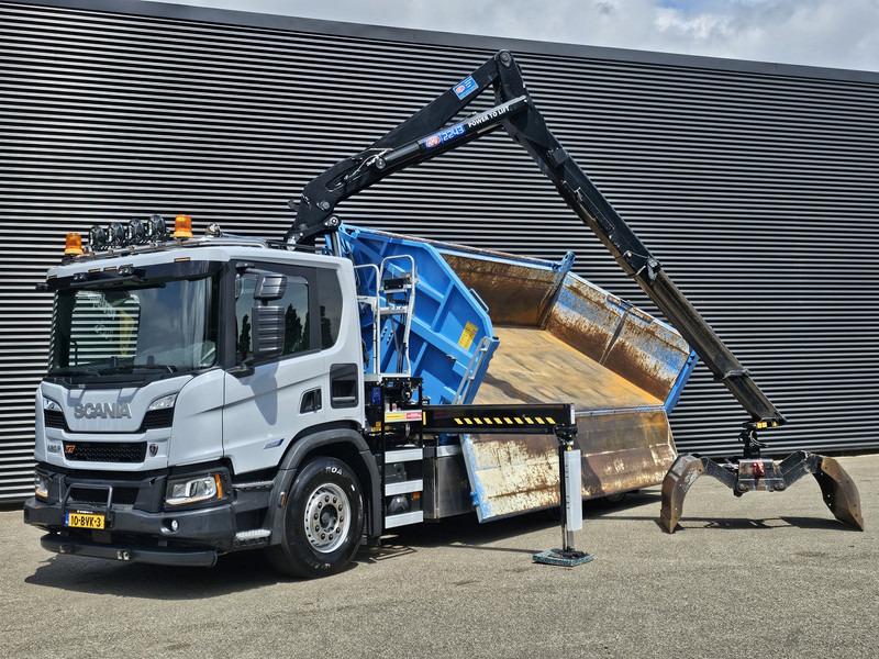 Scania P420 6x2-4 / HMF Z KRAAN / 2 KANTEN KIPPER - Самоскид вантажівка, Вантажівка з маніпулятором: фото 2 Scania P420 6x2-4 / HMF Z KRAAN / 2 KANTEN KIPPER - Самоскид вантажівка, Вантажівка з маніпулятором: фото 2