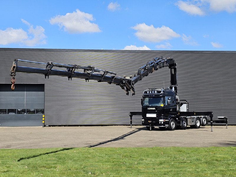 Scania R490 / 8x2 / HMF 85 TM CRANE / WINCH / JIB - Вантажівка з маніпулятором: фото 5 Scania R490 / 8x2 / HMF 85 TM CRANE / WINCH / JIB - Вантажівка з маніпулятором: фото 5