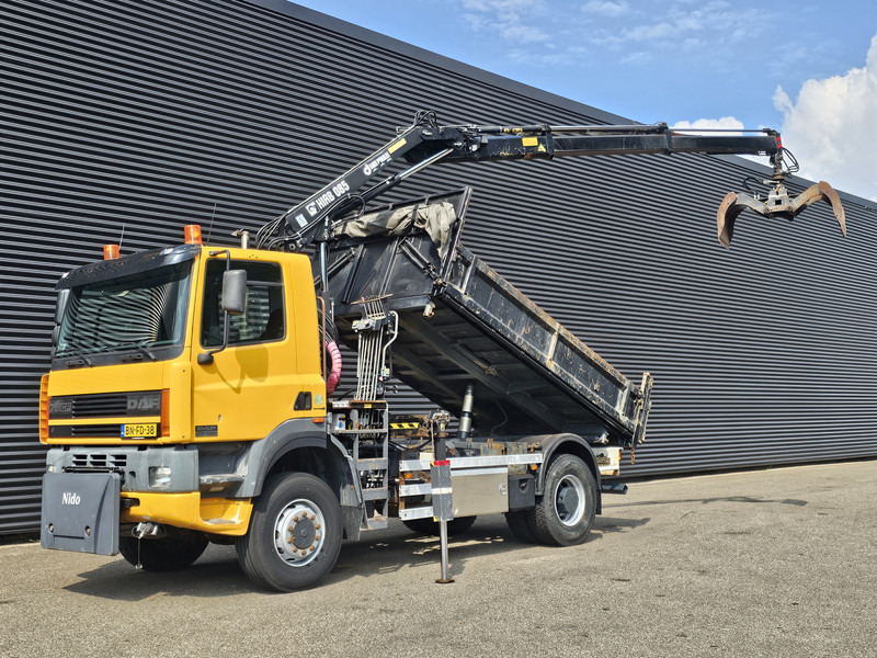 DAF CF 75.250 4X4 / HIAB CRANE + TIPPER / MANUAL / SPRING - Вантажівка, Вантажівка з маніпулятором: фото 1 DAF CF 75.250 4X4 / HIAB CRANE + TIPPER / MANUAL / SPRING - Вантажівка, Вантажівка з маніпулятором: фото 1