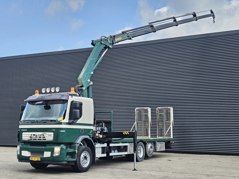 Volvo FE 320 6X2R / 22 t/m KRAN / CRANE / OPRIJ / MACHINE TRANSPORT - Вантажівка з маніпулятором: фото 1 Volvo FE 320 6X2R / 22 t/m KRAN / CRANE / OPRIJ / MACHINE TRANSPORT - Вантажівка з маніпулятором: фото 1