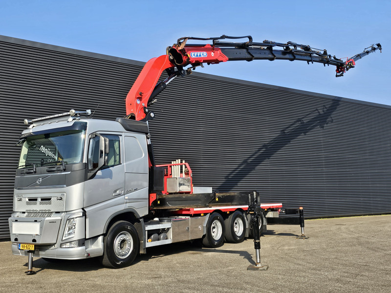 Volvo FH540 / EFFER 525S / JIB 4S-HD / 8x4/4 - Бортова вантажівка/ Платформа, Вантажівка з маніпулятором: фото 1 Volvo FH540 / EFFER 525S / JIB 4S-HD / 8x4/4 - Бортова вантажівка/ Платформа, Вантажівка з маніпулятором: фото 1