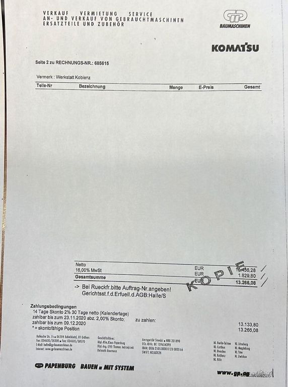 Komatsu PC228USLC 23200 Kg 107 Kw - Гусеничний екскаватор: фото 5 Komatsu PC228USLC 23200 Kg 107 Kw - Гусеничний екскаватор: фото 5