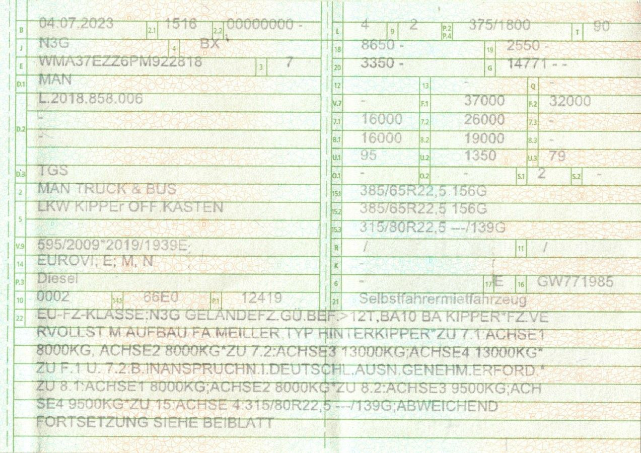 MAN 35.510 TGS | Meiller Thermo | E-Verdeck | TOP - Самоскид вантажівка: фото 2 MAN 35.510 TGS | Meiller Thermo | E-Verdeck | TOP - Самоскид вантажівка: фото 2