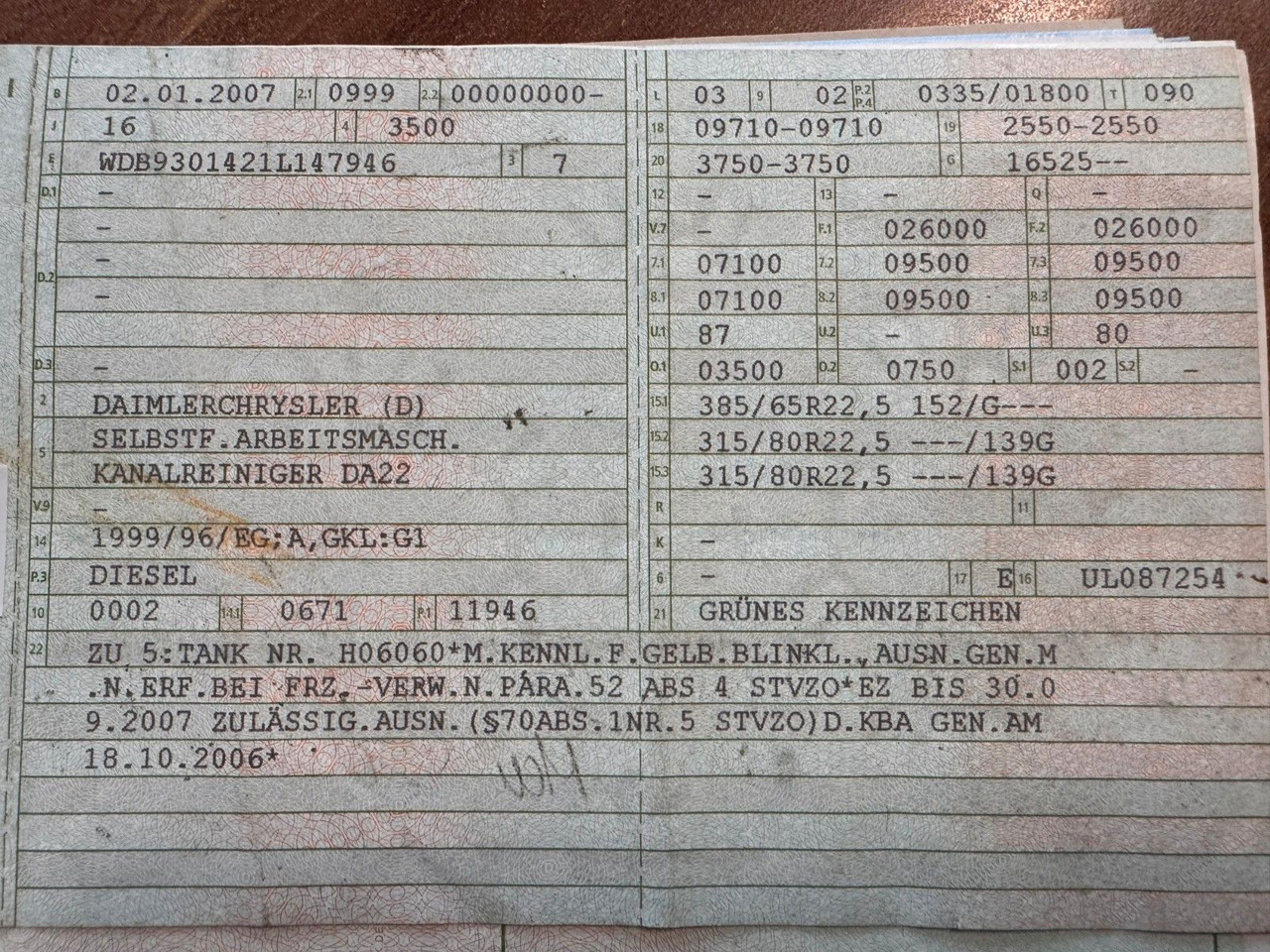 Mercedes-Benz 2646 6X4 Hellmers Saug Druck Spülwagen Retarder - Асенізатори: фото 3 Mercedes-Benz 2646 6X4 Hellmers Saug Druck Spülwagen Retarder - Асенізатори: фото 3
