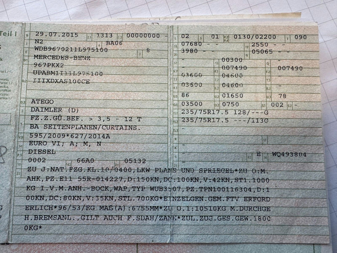 Mercedes-Benz 818 4X2 Pritsche & Plane & Tang Pritsche & Plane Mercedes-Benz 818 4X2 Pritsche & Plane & Tang Pritsche & Plane - Тентований фургон: фото 2 Mercedes-Benz 818 4X2 Pritsche & Plane & Tang Pritsche & Plane Mercedes-Benz 818 4X2 Pritsche & Plane & Tang Pritsche & Plane - Тентований фургон: фото 2