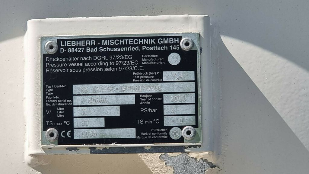 Müller-Mitteltal 2 Achs Betonmischauflieger Liebherr - Напівпричіп бетонозмішувач: фото 3 Müller-Mitteltal 2 Achs Betonmischauflieger Liebherr - Напівпричіп бетонозмішувач: фото 3