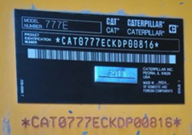 CAT 777E - Кар'єрний самоскид: фото 5 CAT 777E - Кар'єрний самоскид: фото 5