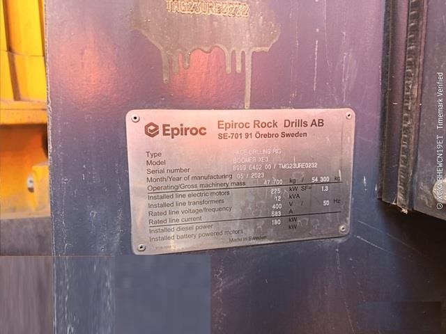 Epiroc Boomer XE3C - Гірничодобувна техніка: фото 5 Epiroc Boomer XE3C - Гірничодобувна техніка: фото 5