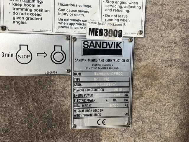 Sandvik DP900 - Бурова установка: фото 5 Sandvik DP900 - Бурова установка: фото 5