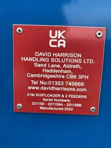 David Harrison Handling Solutions Ltd 21M Shiploader - Портова техніка: фото 4 David Harrison Handling Solutions Ltd 21M Shiploader - Портова техніка: фото 4