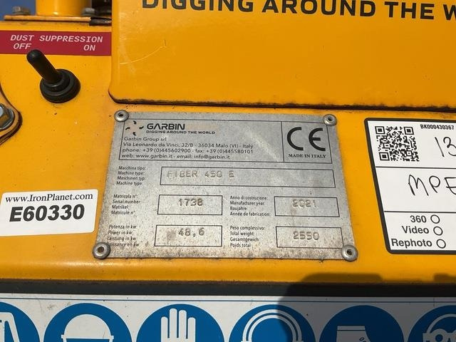 Garbin Fiber 450E - Траншеєкопач: фото 5 Garbin Fiber 450E - Траншеєкопач: фото 5