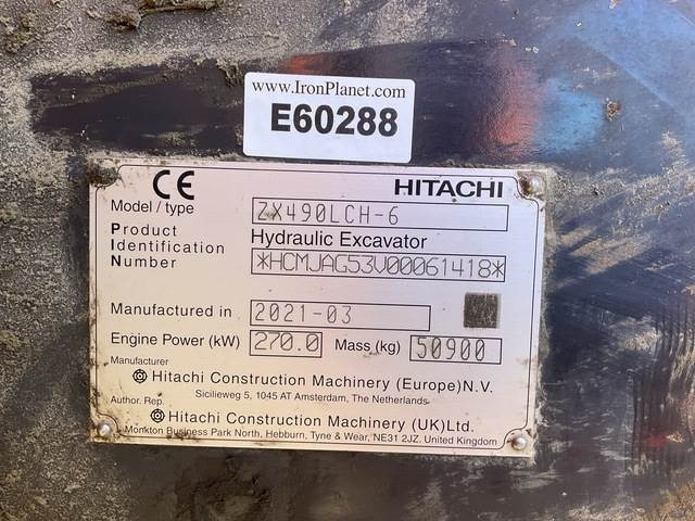 Hitachi ZX490LCH-6 - Гусеничний екскаватор: фото 5 Hitachi ZX490LCH-6 - Гусеничний екскаватор: фото 5