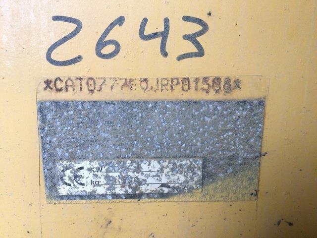 CAT 777F - Кар'єрний самоскид: фото 5 CAT 777F - Кар'єрний самоскид: фото 5