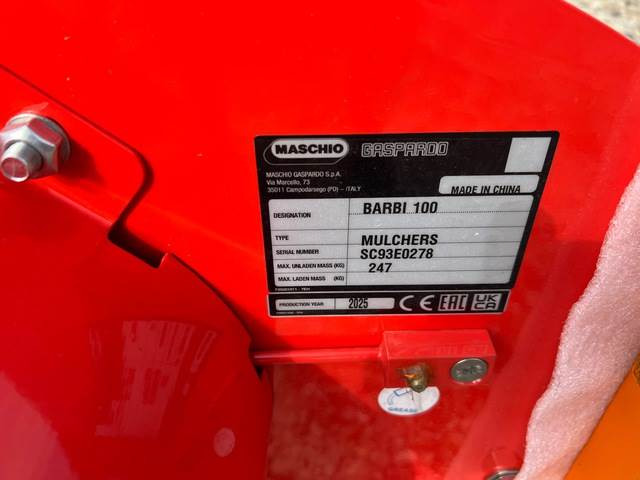 Maschio Gaspardo Barbi 100 HA20 - Косарка-подрібнювач: фото 5 Maschio Gaspardo Barbi 100 HA20 - Косарка-подрібнювач: фото 5