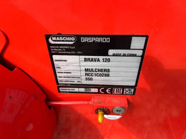 Maschio Gaspardo Brava 120 3P Fix - Косарка-подрібнювач: фото 5 Maschio Gaspardo Brava 120 3P Fix - Косарка-подрібнювач: фото 5