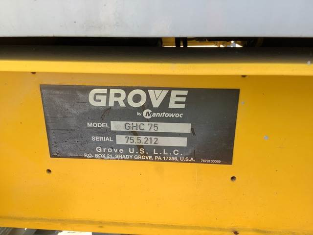 Гусеничний кран Grove GHC75: фото 7