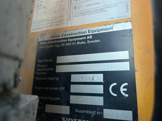 Volvo A60H - Шарнірний самоскид: фото 5 Volvo A60H - Шарнірний самоскид: фото 5