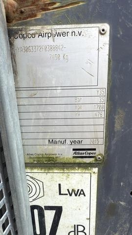 Atlas Copco Y35 - Повітряний компресор: фото 5 Atlas Copco Y35 - Повітряний компресор: фото 5