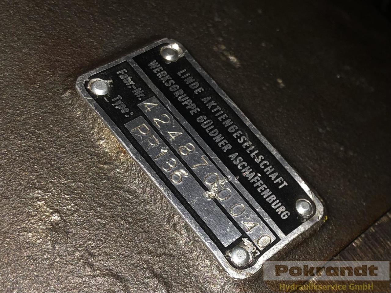 Linde PR 186 - Гідронасос: фото 2 Linde PR 186 - Гідронасос: фото 2