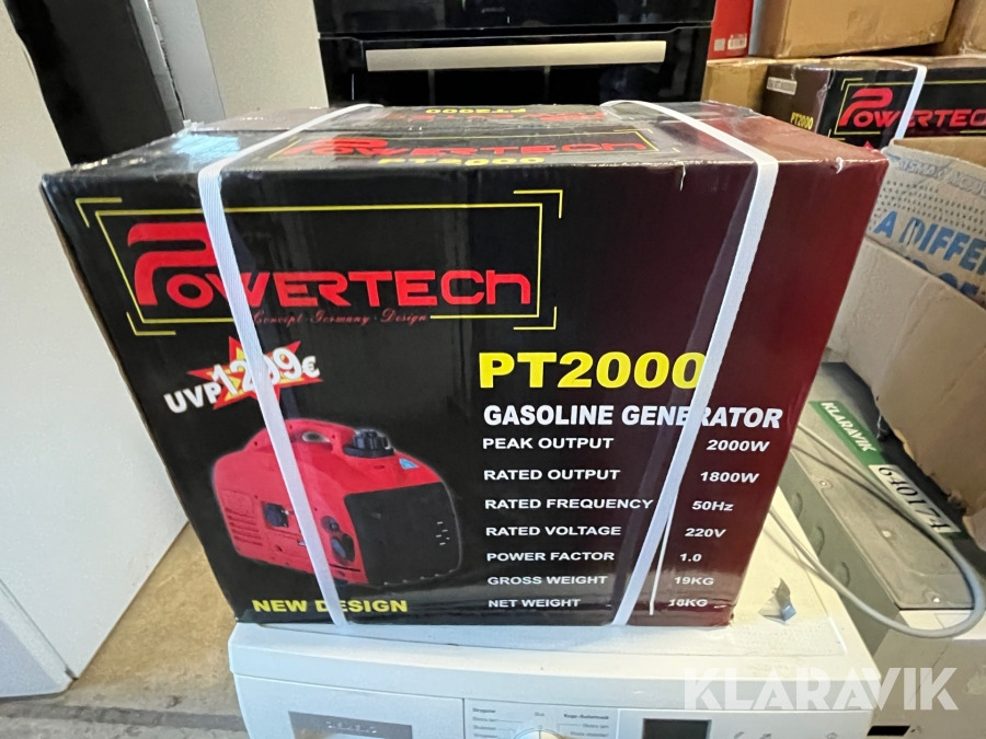 Електричний генератор Generator Powertech PT2000: фото 1