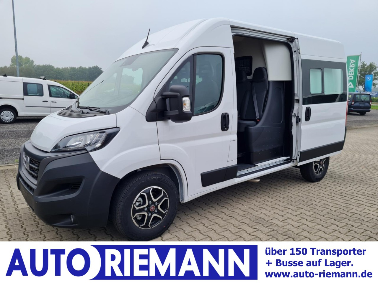 Fiat Ducato 35 Kasten Doka 7-Sitze 2x Schiebetür Maxi L2H2 - Суцільнометалевий фургон, Вантажопасажирський фургон: фото 1 Fiat Ducato 35 Kasten Doka 7-Sitze 2x Schiebetür Maxi L2H2 - Суцільнометалевий фургон, Вантажопасажирський фургон: фото 1