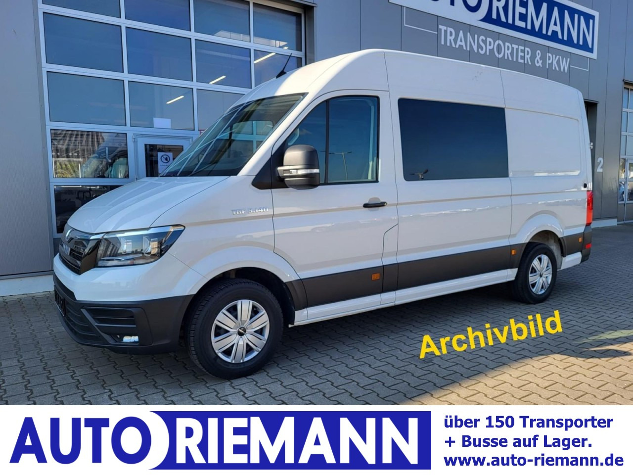 Man TGE 3.140 Kasten Doka Mixto L3H3 - Суцільнометалевий фургон, Вантажопасажирський фургон: фото 1 Man TGE 3.140 Kasten Doka Mixto L3H3 - Суцільнометалевий фургон, Вантажопасажирський фургон: фото 1