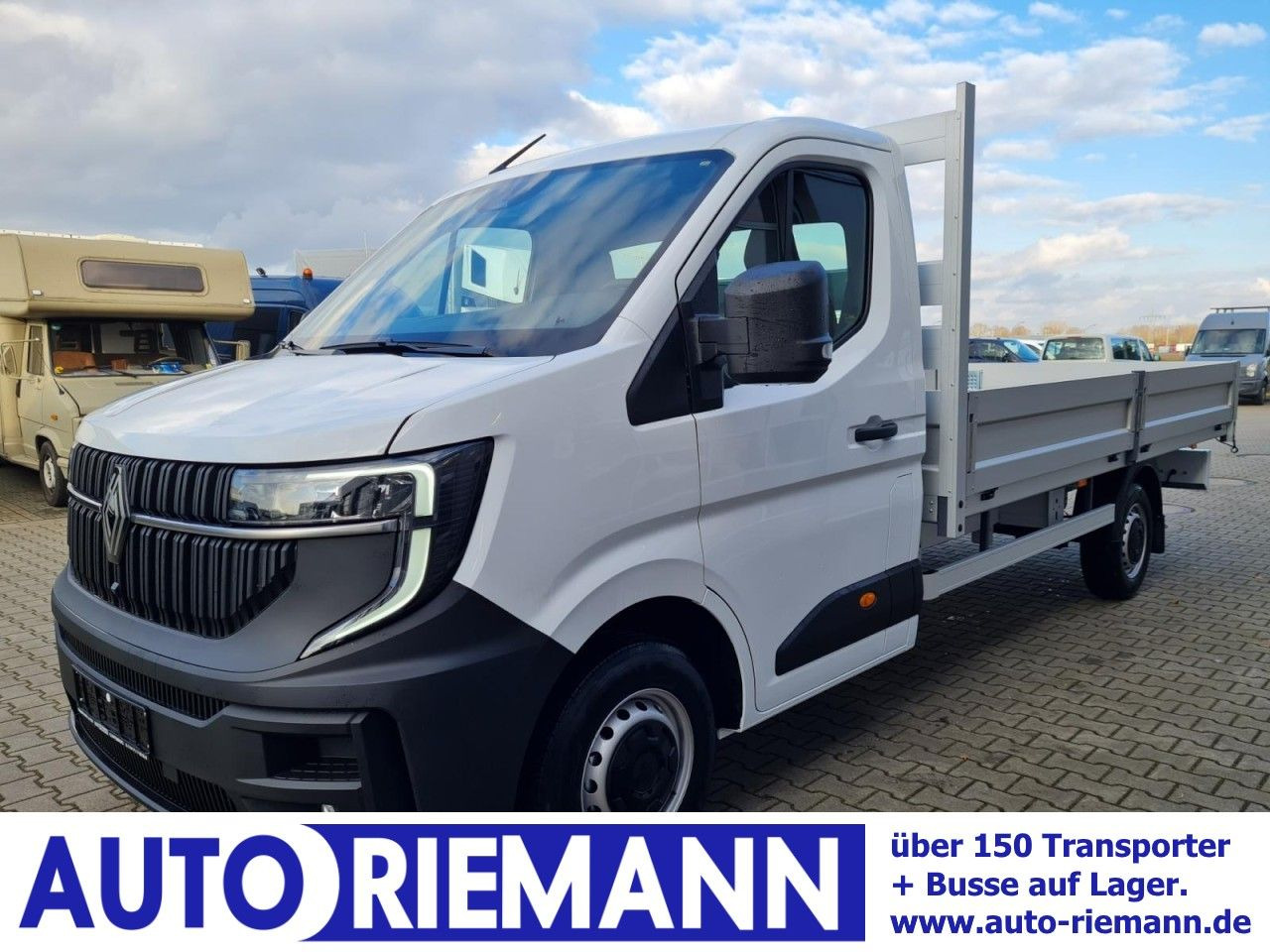 Renault Master New 35 Pritsche lang KLIMA KOMFORT TEMPOM - Легка бортова вантажівка: фото 1 Renault Master New 35 Pritsche lang KLIMA KOMFORT TEMPOM - Легка бортова вантажівка: фото 1