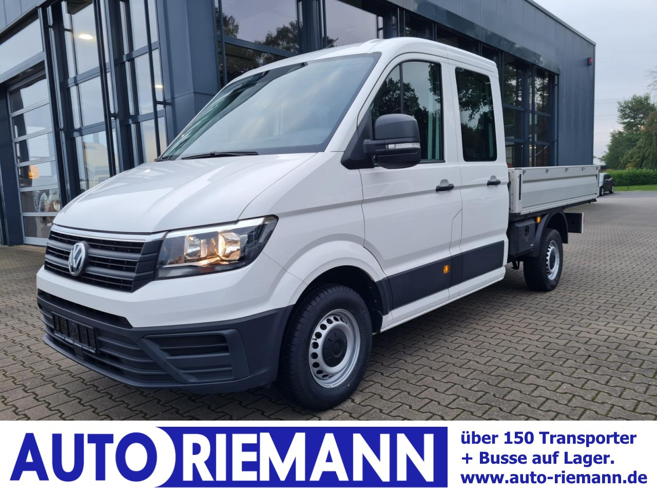 Volkswagen Crafter 35 Doka MR Pritsche AHK Klima 7 Sitzer - Легка бортова вантажівка, Вантажопасажирський фургон: фото 1 Volkswagen Crafter 35 Doka MR Pritsche AHK Klima 7 Sitzer - Легка бортова вантажівка, Вантажопасажирський фургон: фото 1