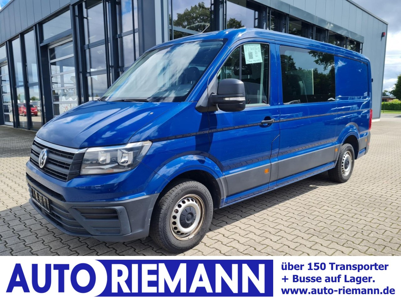 Volkswagen Crafter 35 Kasten Plus Doka mixto NAVI AHK 6 Sitzer - Суцільнометалевий фургон, Вантажопасажирський фургон: фото 1 Volkswagen Crafter 35 Kasten Plus Doka mixto NAVI AHK 6 Sitzer - Суцільнометалевий фургон, Вантажопасажирський фургон: фото 1
