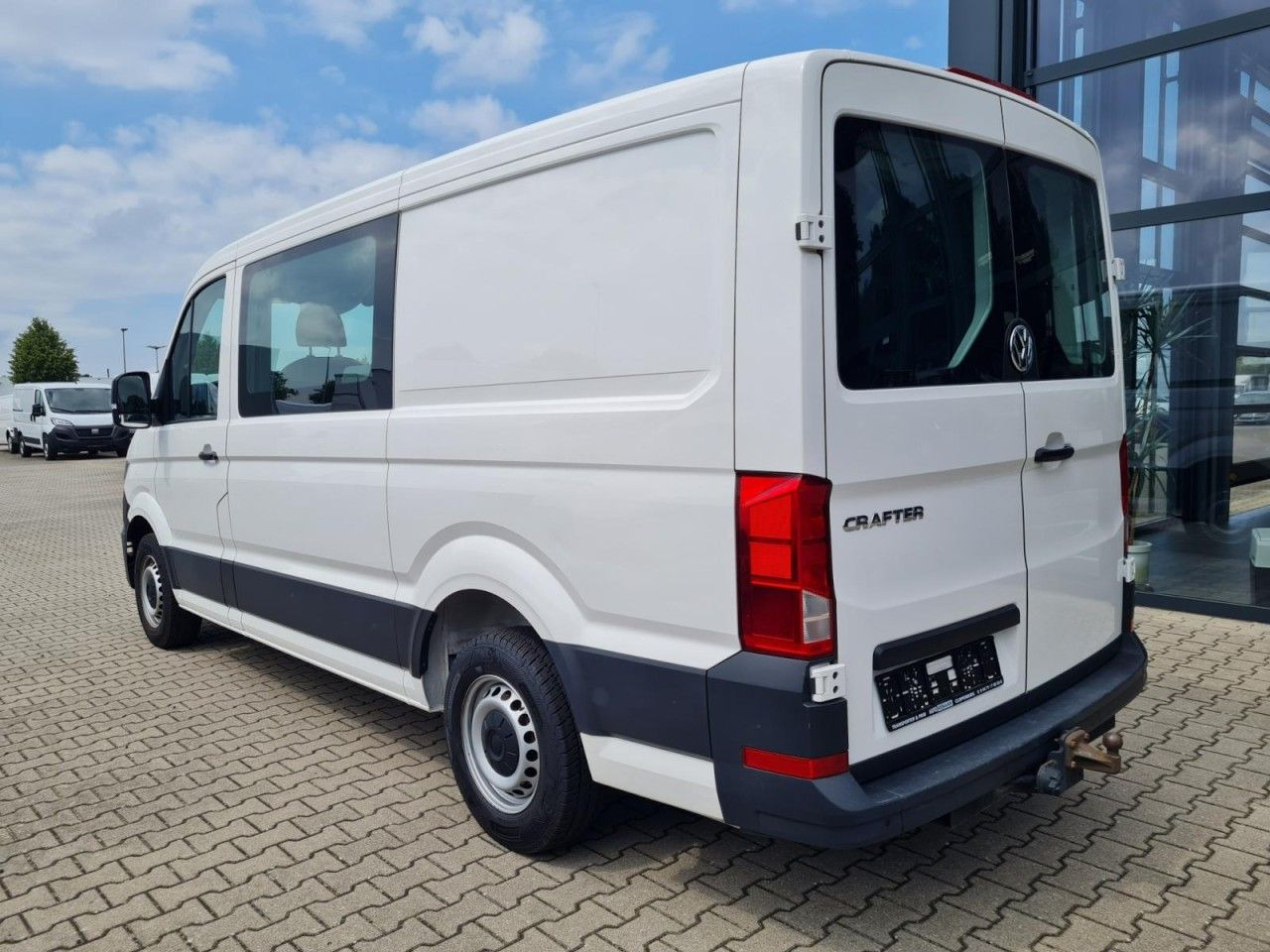 Суцільнометалевий фургон, Вантажопасажирський фургон Volkswagen Crafter 35 Kasten Plus Doka mixto TDI L2H2 AHK: фото 7