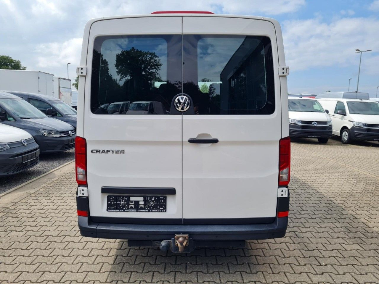 Суцільнометалевий фургон, Вантажопасажирський фургон Volkswagen Crafter 35 Kasten Plus Doka mixto TDI L2H2 AHK: фото 17