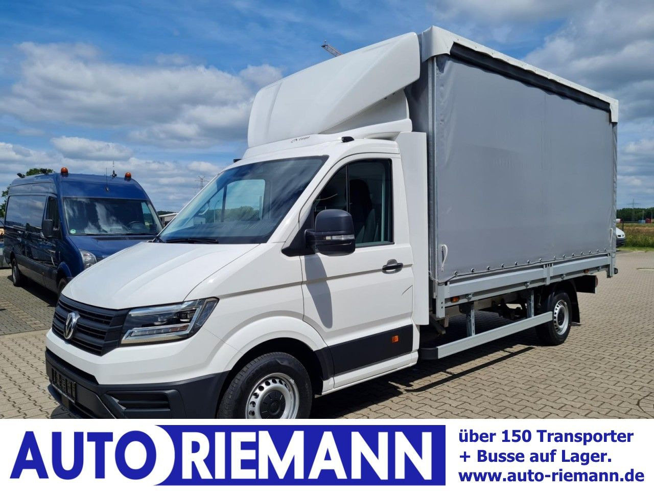 Volkswagen Crafter 35 TDI Pritsche Schiebe Plane LED TEMPOM - Тентований фургон: фото 1 Volkswagen Crafter 35 TDI Pritsche Schiebe Plane LED TEMPOM - Тентований фургон: фото 1