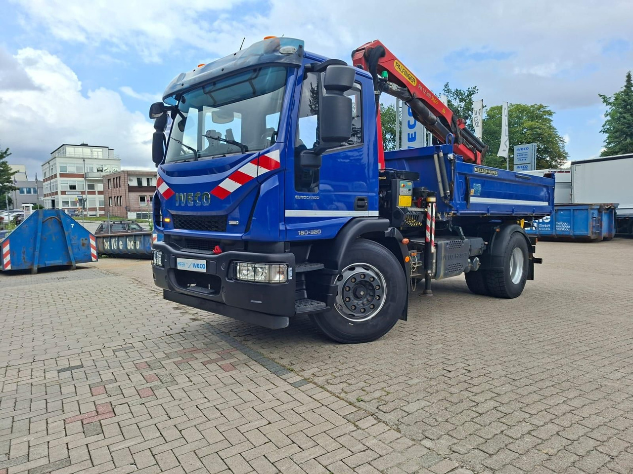Iveco ML180E32K Meiler 3-Seitenkipper Kran 2x AHK - Самоскид вантажівка, Вантажівка з маніпулятором: фото 1 Iveco ML180E32K Meiler 3-Seitenkipper Kran 2x AHK - Самоскид вантажівка, Вантажівка з маніпулятором: фото 1