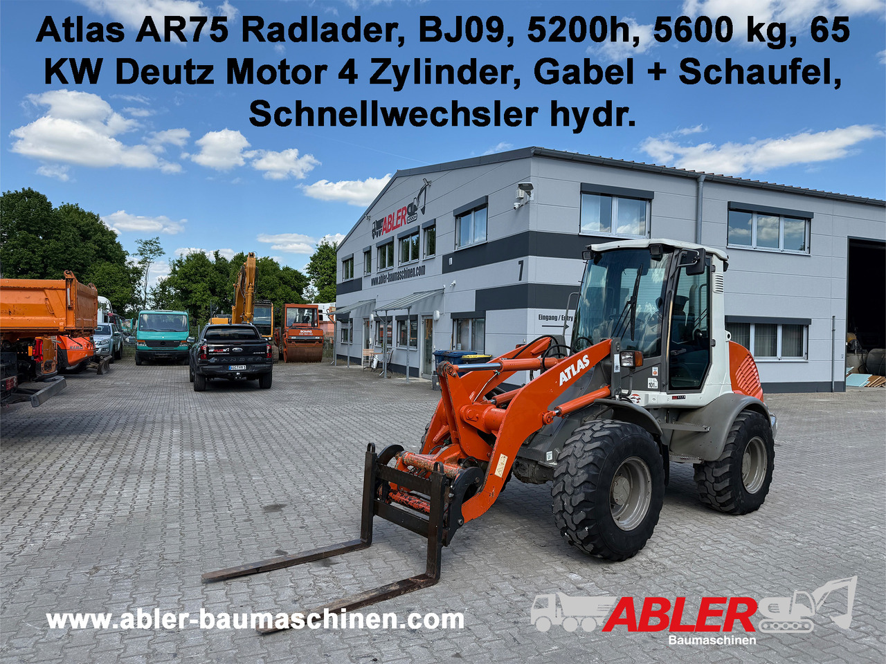 Atlas AR75 Radlader SW - Колісний навантажувач: фото 1 Atlas AR75 Radlader SW - Колісний навантажувач: фото 1