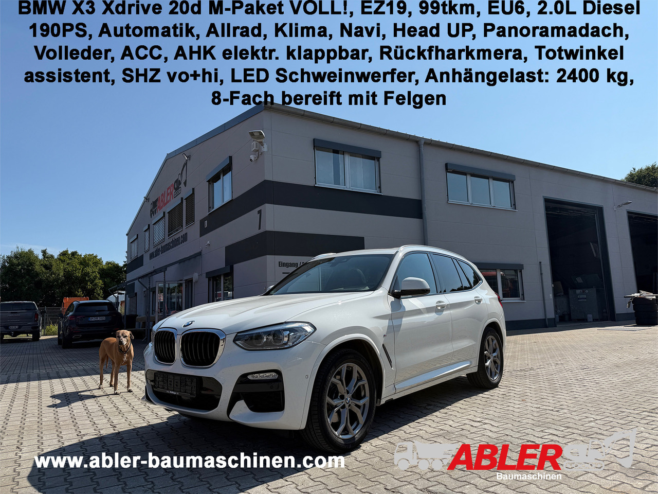 BMW X3 Xdrive 20d M-Sport VOLL! ACC, Head-Up, Panorama... - Легковий автомобіль: фото 1 BMW X3 Xdrive 20d M-Sport VOLL! ACC, Head-Up, Panorama... - Легковий автомобіль: фото 1