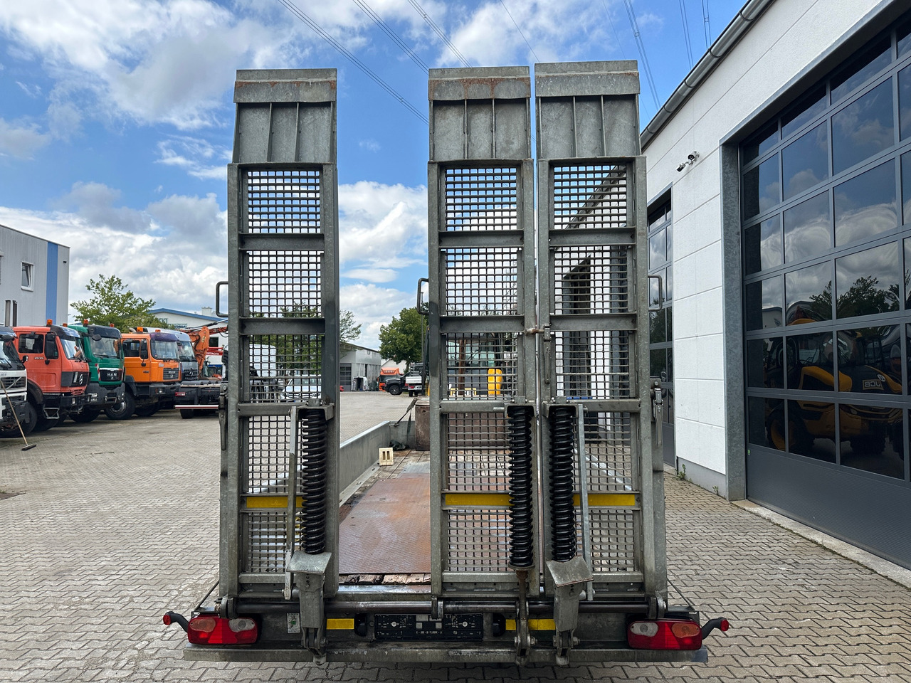 Низькорамна платформа причіп Demmler Tandem-Tiefladeranhänger Fräsenanhänger: фото 14