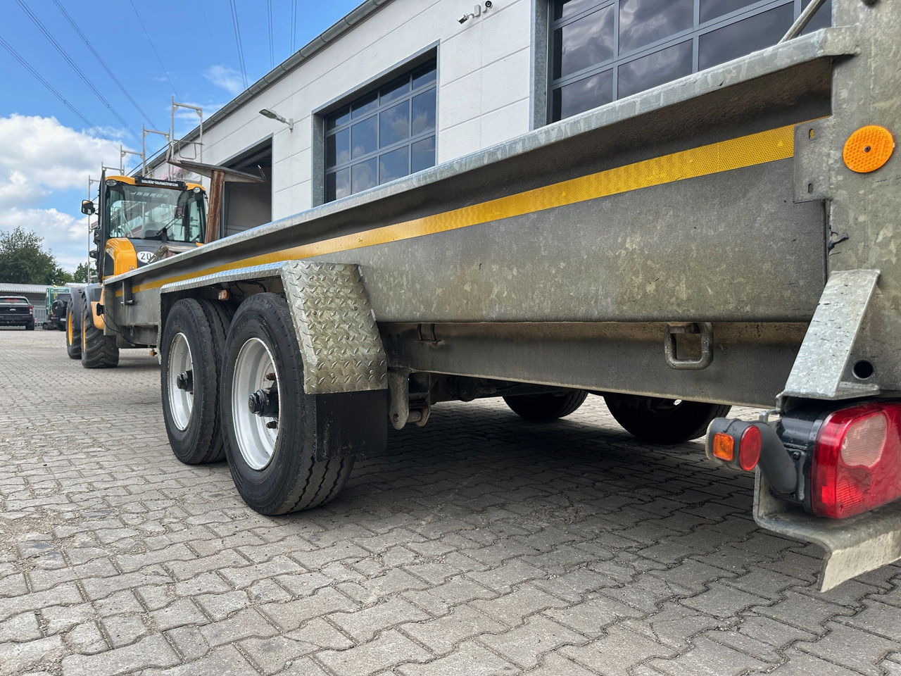Низькорамна платформа причіп Demmler Tandem-Tiefladeranhänger Fräsenanhänger: фото 15